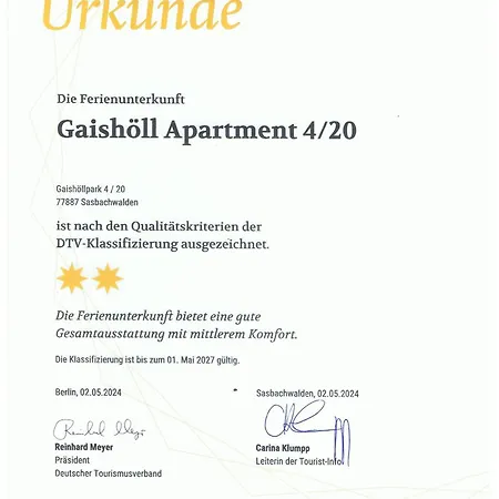 Gaishoell-wasserfaelle Schwarzwald Apartamento *
