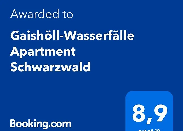 Apartamento Gaishoell-wasserfaelle Schwarzwald Sasbachwalden